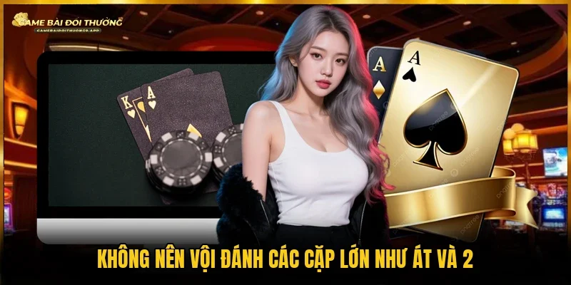 Sử dụng các đôi lớn như Át và 2 ở thời điểm phù hợp 